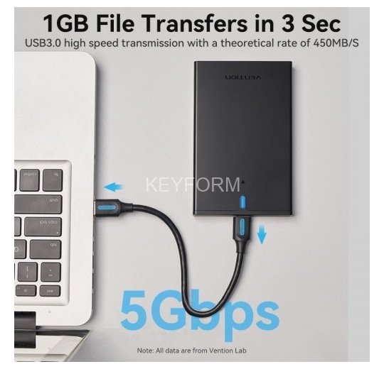 Внешний корпус Vention для HDD/SSD 2.5