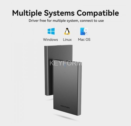 Внешний корпус Vention для HDD/SSD 2.5