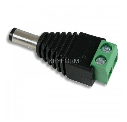 Переходник разъема питания видеокамеры 2.1х5.5 мм под клеммы Прочие зарубежные Разъем питания DCx2,1 с клеммником