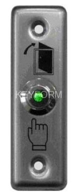 Кнопка металлическая с подсветкой, врезная Smartec ST-EX010L