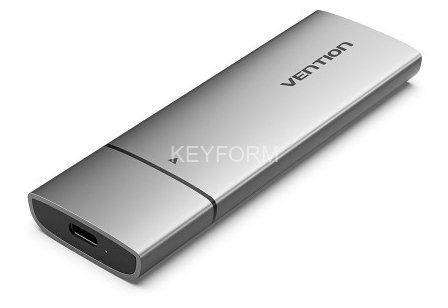 Корпус для SSD Vention USB 3.1 Gen 2-C M.2 NGFF (B-Key/B&M Key) Серый Vention KPFH0