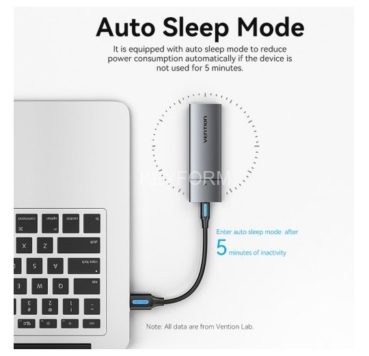 Корпус для SSD Vention USB 3.1 Gen 2-C M.2 NGFF (B-Key/B&M Key) Серый Vention KPFH0