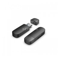 Картридер Vention USB 3.0 (SD+TF) Черный Vention CLGB0