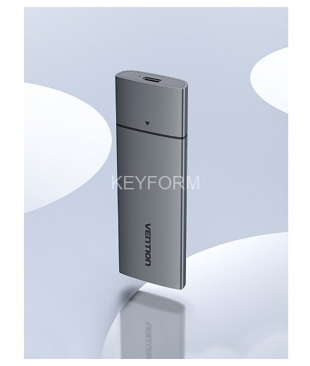 Корпус для SSD Vention USB 3.1 Gen 2-C M.2 NVMe Серый Vention KPGH0