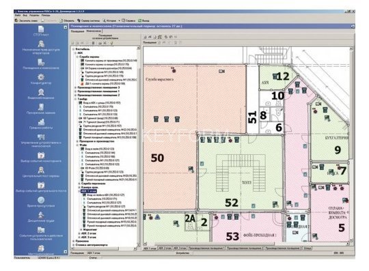 Модуль «Мониторинг», три рабочих места PERCo-SM08