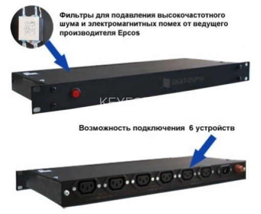 Фильтр сетевой БАСТИОН Skat OVP 16 RACK