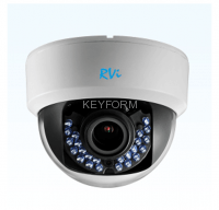 Видеокамера купольная RVi, RVi-C321 (2.8-12мм)