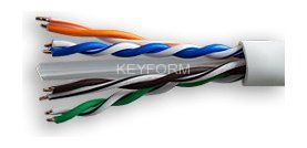 U/UTP4-C6-SIX-PVC-OUTDOOR-305, 4x2xAWG23, CU