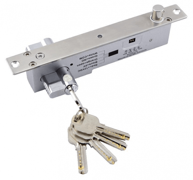 Замок электромеханический соленоидный врезной Smartec ST-DB525MT