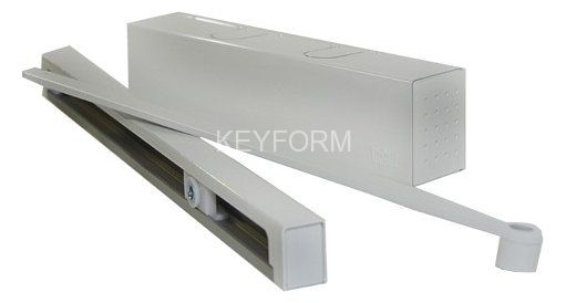 Доводчик белый для дверей весом до 120 кг, двухскоростной Dorma TS-92 В