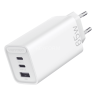 Сетевое зарядное устройство Vention на 3 порта 65W USB (C+C+A) 2.4A Белый Vention FEDW0-EU