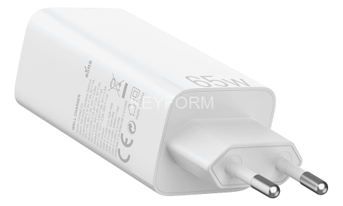 Сетевое зарядное устройство Vention на 3 порта 65W USB (C+C+A) 2.4A Белый Vention FEDW0-EU