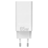 Сетевое зарядное устройство Vention на 3 порта 65W USB (C+C+A) 2.4A Белый Vention FEDW0-EU