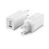 Сетевое зарядное устройство Vention на 3 порта 65W USB (C+C+A) 2.4A Белый Vention FEDW0-EU