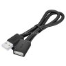 GCR Удлинитель 1.0m USB 2.0 AM/AF, черный, GCR-55069 Удлинитель Greenconnect 1 м (GCR-55069)