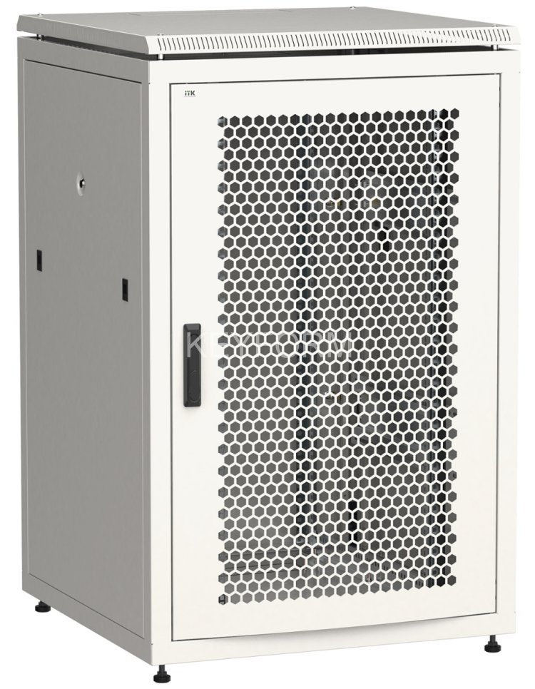 ITK LINEA N 24U 800х800мм перф. пер. дв. задн. металл. сер. ITK Linea N 24U (LN35-24U88-PM)