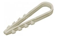 Дюбель-хомут 19-25 мм белый UHH35-19-25-100 (100 шт)