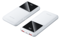 Power Bank Vention 10000mAh(M/C-A/A)22.5W Белый с LED Дисплеем Vention FHKW0