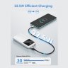 Power Bank Vention 10000mAh(M/C-A/A)22.5W Белый с LED Дисплеем Vention FHKW0