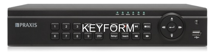 Видеорегистратор AHD 4-канальный Praxis VDR-6004AHD