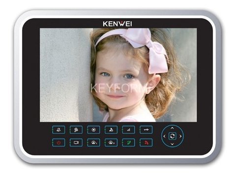 Монитор видеодомофона цветной с функцией «свободные руки» KENWEI KW-129C