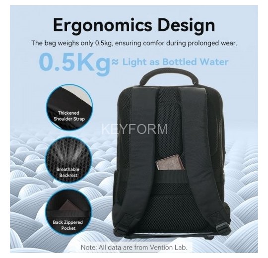 Рюкзак Vention Черный (43см х 30см х 14см) Vention KRPB0