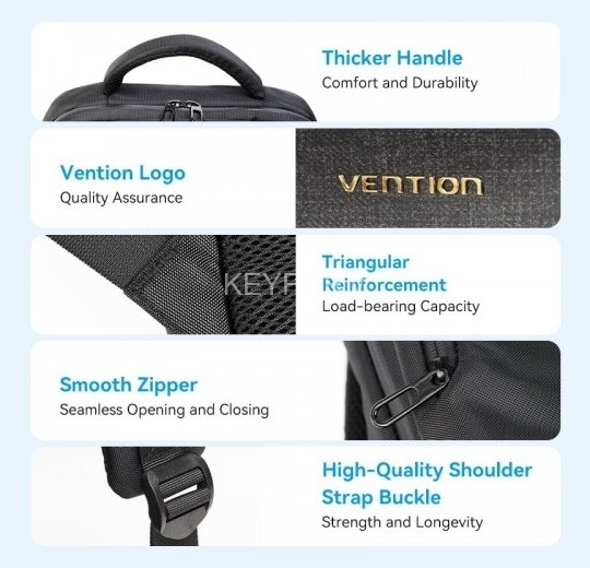 Рюкзак Vention Черный (43см х 30см х 14см) Vention KRPB0