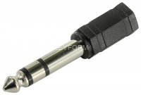 Переходник аудио 6.35мм M (штекер) --&gt; 3.5мм F (гнездо) Telecom &lt;TA1950&gt; VCOM TA1950