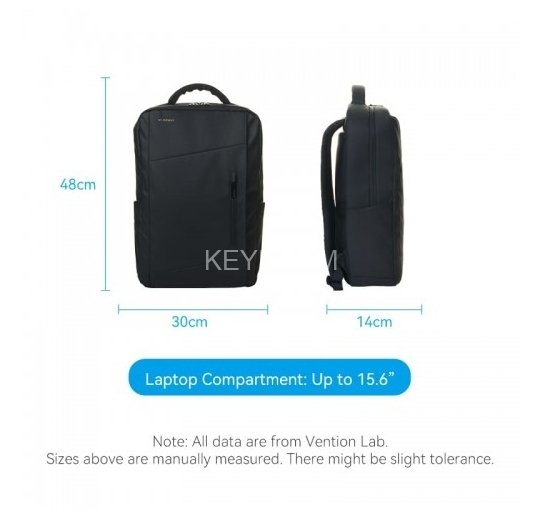 Рюкзак Vention Черный (48см х 30см х 14см) Vention KRRB0