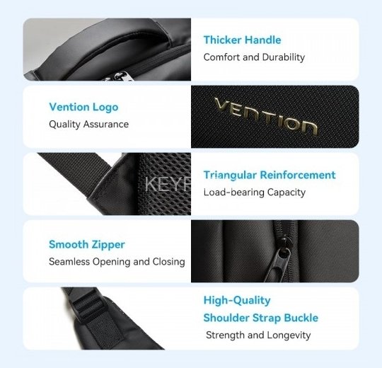 Рюкзак Vention Черный (48см х 30см х 14см) Vention KRRB0