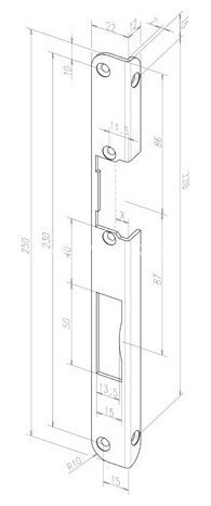 Eff-Eff (513 35) (----51335-04) лицевая панель левая