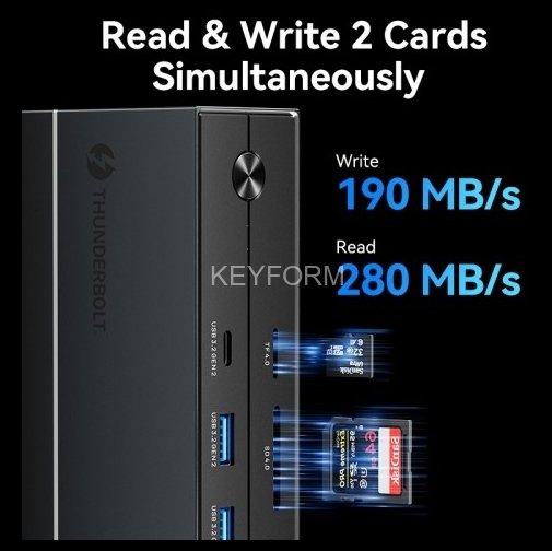 Мультифункциональная док-станция Vention USB Type C 14 в 1 с поддержкой Thunderbolt 4 Vention TPFH0-EU