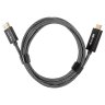 Кабель DisplayPort M-> HDMI M 4K@120Hz/8K@30Hz 1.8m Telecom,оплетка (TA815M-1.8M) VCOM TA815M-1.8M