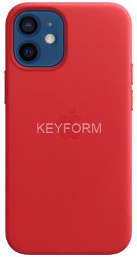 Чехол MagSafe для iPhone 12 mini Кожаный чехол MagSafe для iPhone 12 mini, алый цвет (PRODUCT)RED