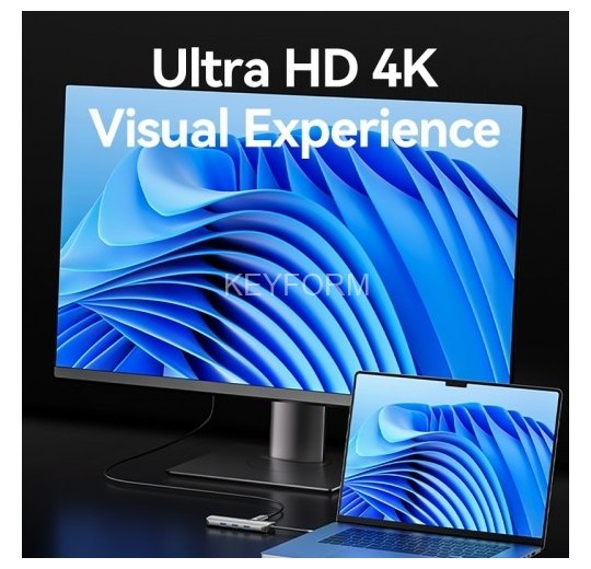 Мультифункциональный хаб Vention USB Type C 8 в 1 Vention TQKHB