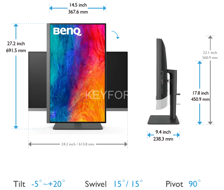 Мониторы BenQ PD2706U