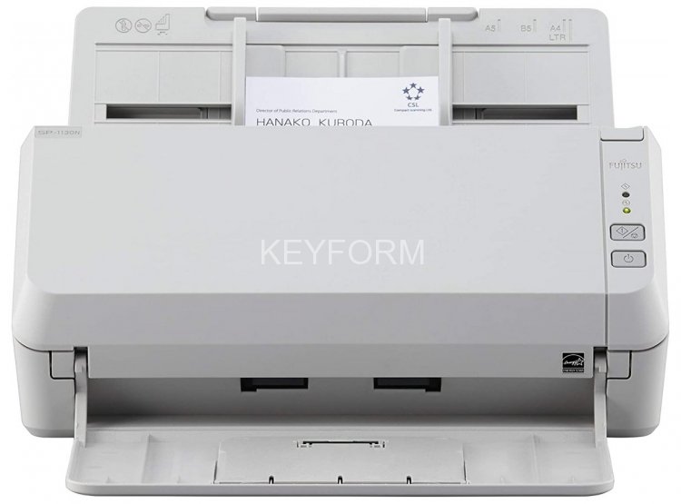 SP-1130N Документ сканер А4, двухсторонний, 30 стр/мин, автопод. 50 листов, USB 3.2, Gigabit Ethernet Fujitsu SP-1130N