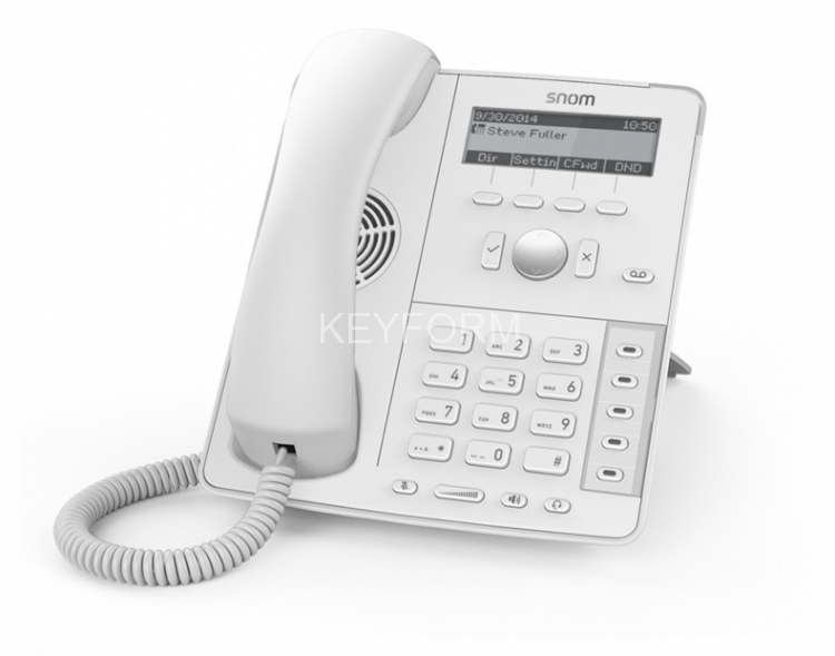 SNOM Global 715 Desk Telephone White