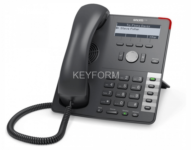 SNOM Global 715 Desk Telephone Black