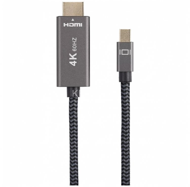 Кабель miniDisplayPort M-> HDMI M 4K@60Hz 1.8m Telecom,оплетка (TA562M-1.8M) VCOM TA562M-1.8M