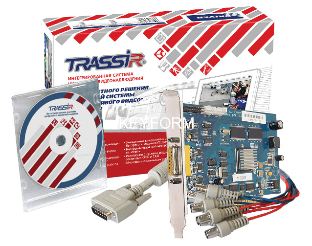 Плата видеозахвата с программным сжатием DSSL TRASSIR Optima 960H-20