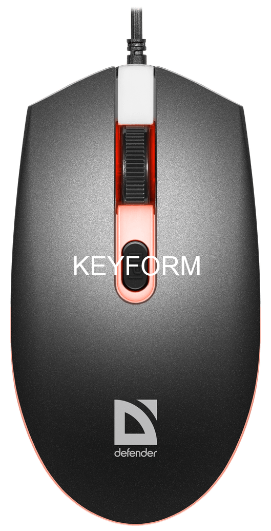 Defender Проводная оптическая мышь Dot MB-986 7цветов,4D,1000/1600dpi Defender 52986