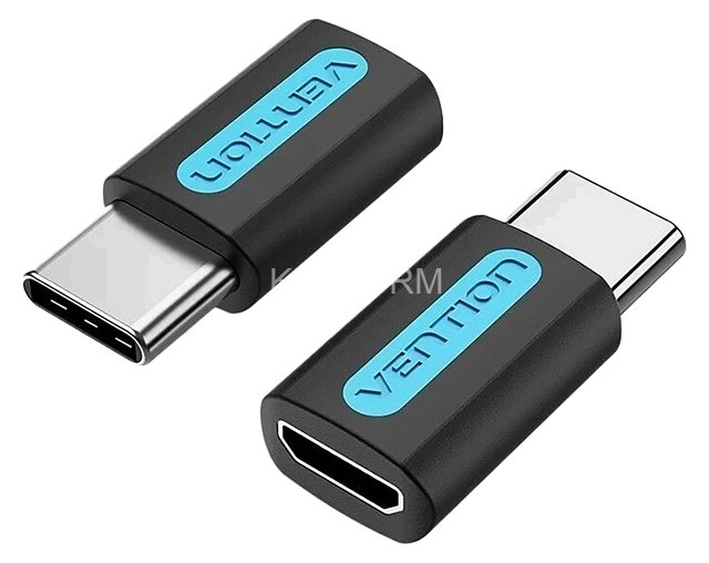 Адаптер-переходник Vention USB Type C M/ USB 2.0 micro B 5pin F Адаптер-переходник Vention USB Type-C(m)/microUSB 2.0(f) (CDXB0)