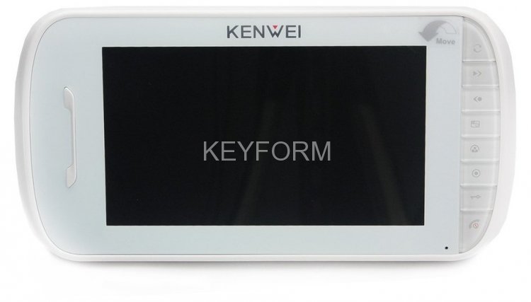 Монитор видеодомофона цветной KENWEI KW-E703FC (белый)