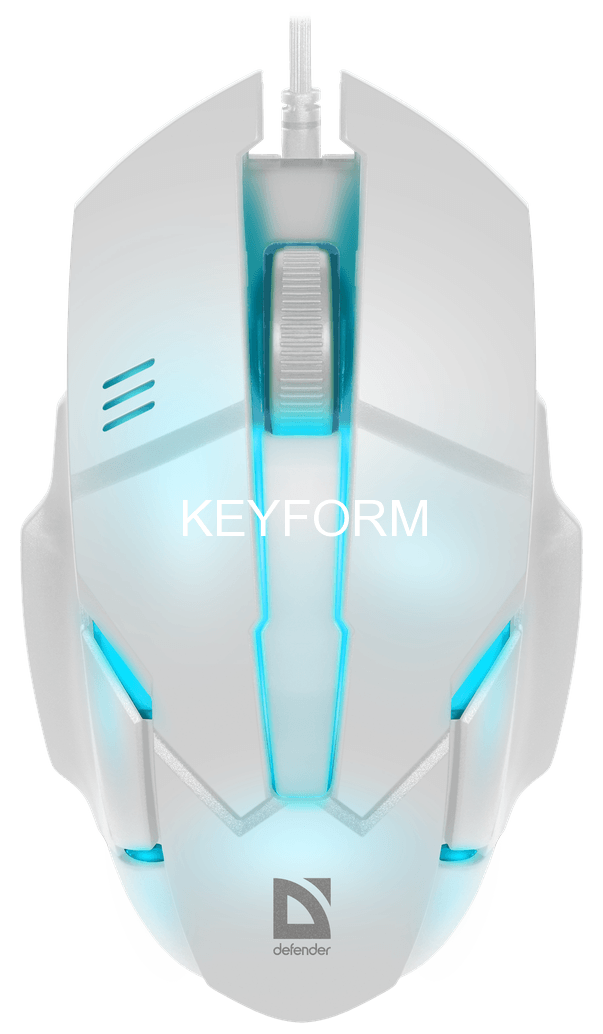 Defender Проводная оптическая мышь Host MB-982 7цветов,1000 dpi,белый Defender 52983