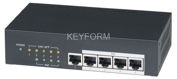 Коммутатор с питанием по PoE 4-портовый SC&T IP06H