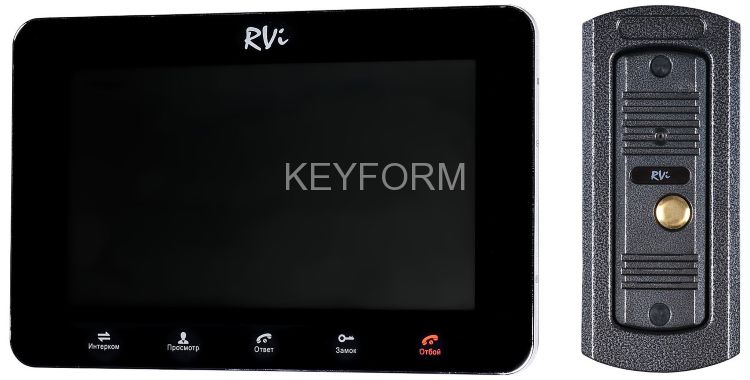 RVi-VD7-11M (черный) + RVi-305 LUX