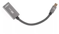 Адаптер miniDP --&gt; HDMI-F 0.15м ,  оплетка, 4K@60Hz, Telecom (TA565) VCOM TA565