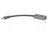 Адаптер miniDP --> HDMI-F 0.15м ,  оплетка, 4K@60Hz, Telecom (TA565) VCOM TA565