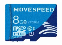 MicroSD 8GB Move Speed FT100 Class 10 без адаптера Move Speed YSTFT100-8GU1